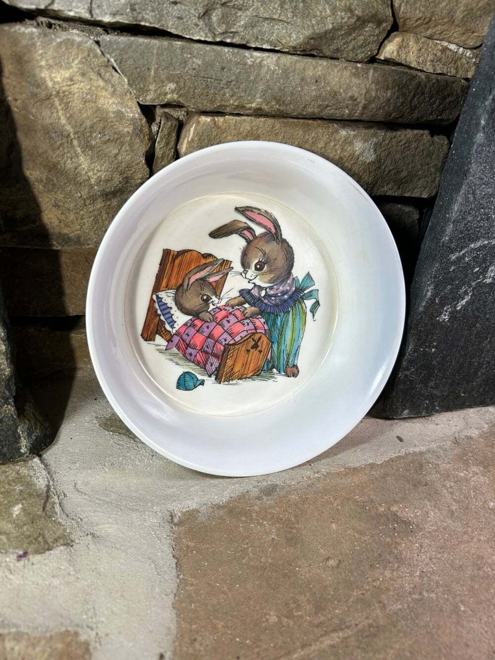 Silite Peter Rabbit Child’s Bowl Melamine 6.”Vintage 1969 read